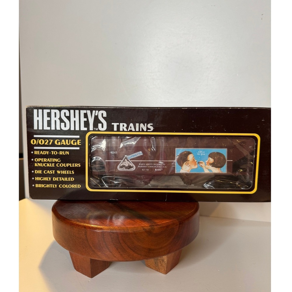 NOS Vintage 1991 Hersheys Kisses O27 Gauge Hopper Train Car K Line K6245